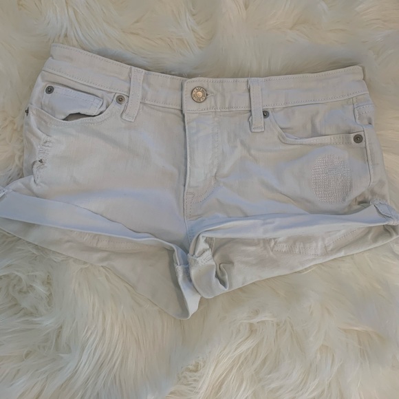 cute white jean shorts - Picture 2 of 7